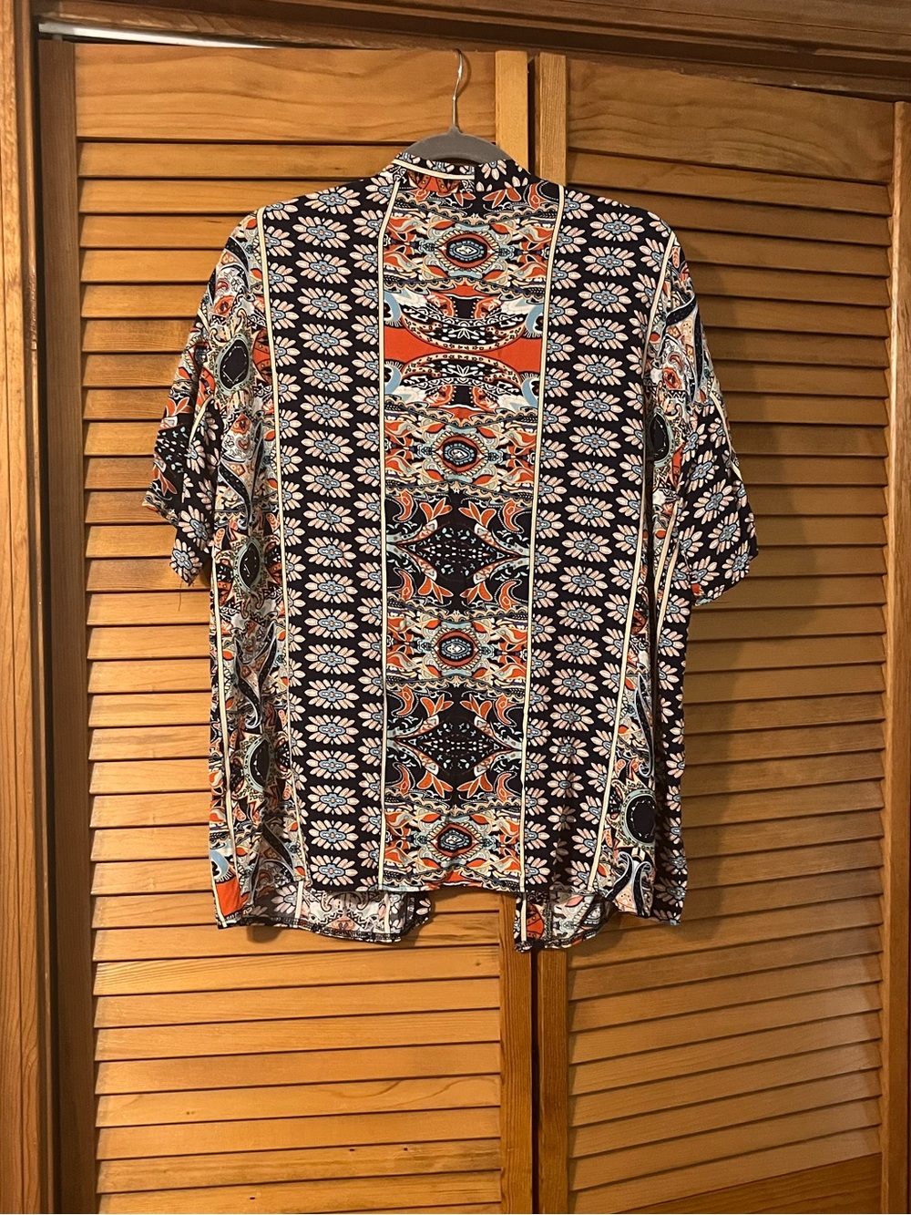Bohemian Print Women's Cardigan - Picture 3 of 4